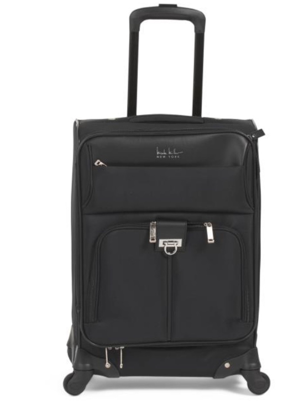 Nicole Miller Carry-On Spinner with Front Pockets